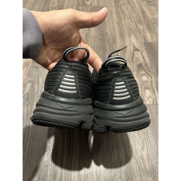 Hoka One One Bondi 7 Black Running Shoes Men's Size 7 - Picture 8 of 11